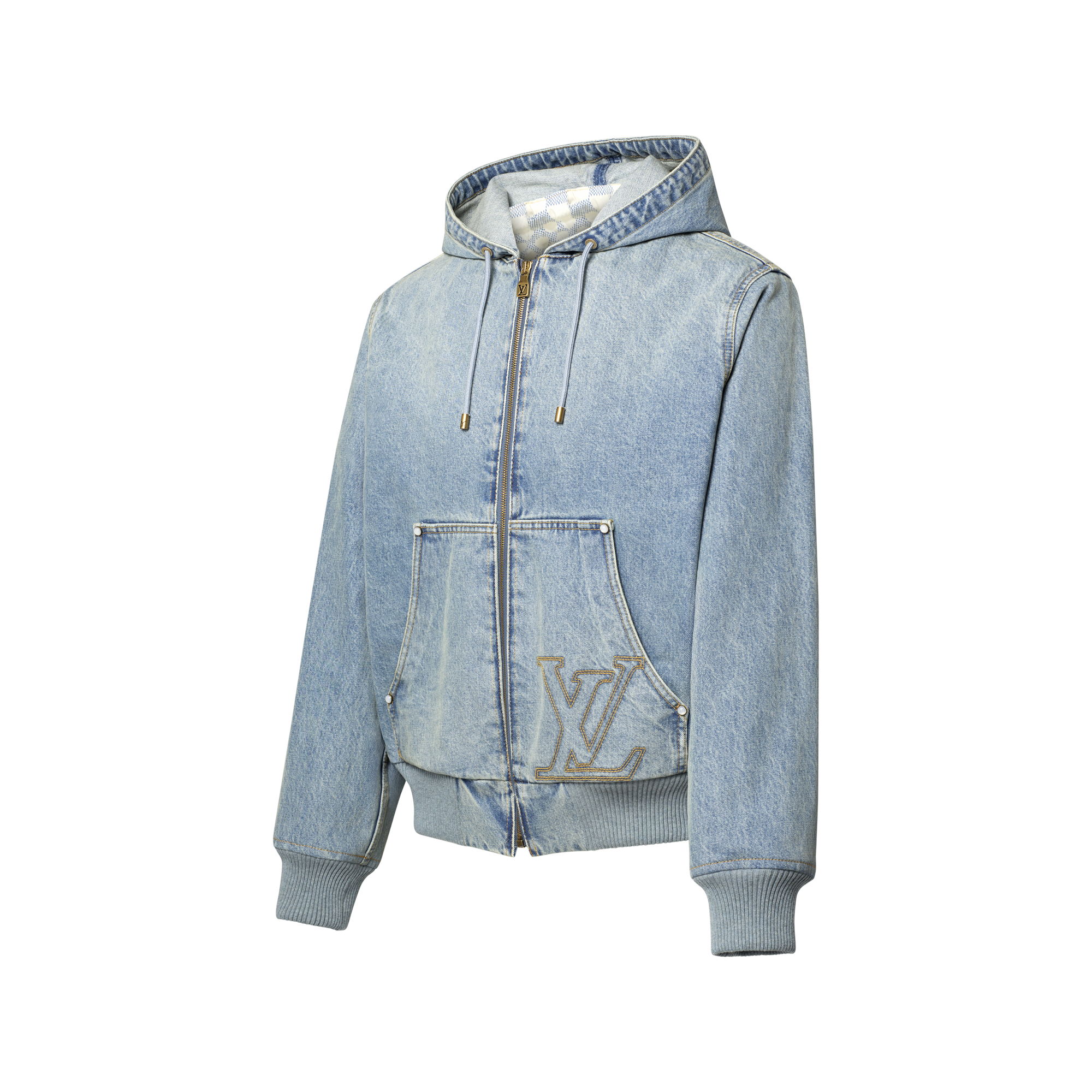 フーデッド ワークウェア デニムブルゾン ｜ルイ・ヴィトン 公式サイト